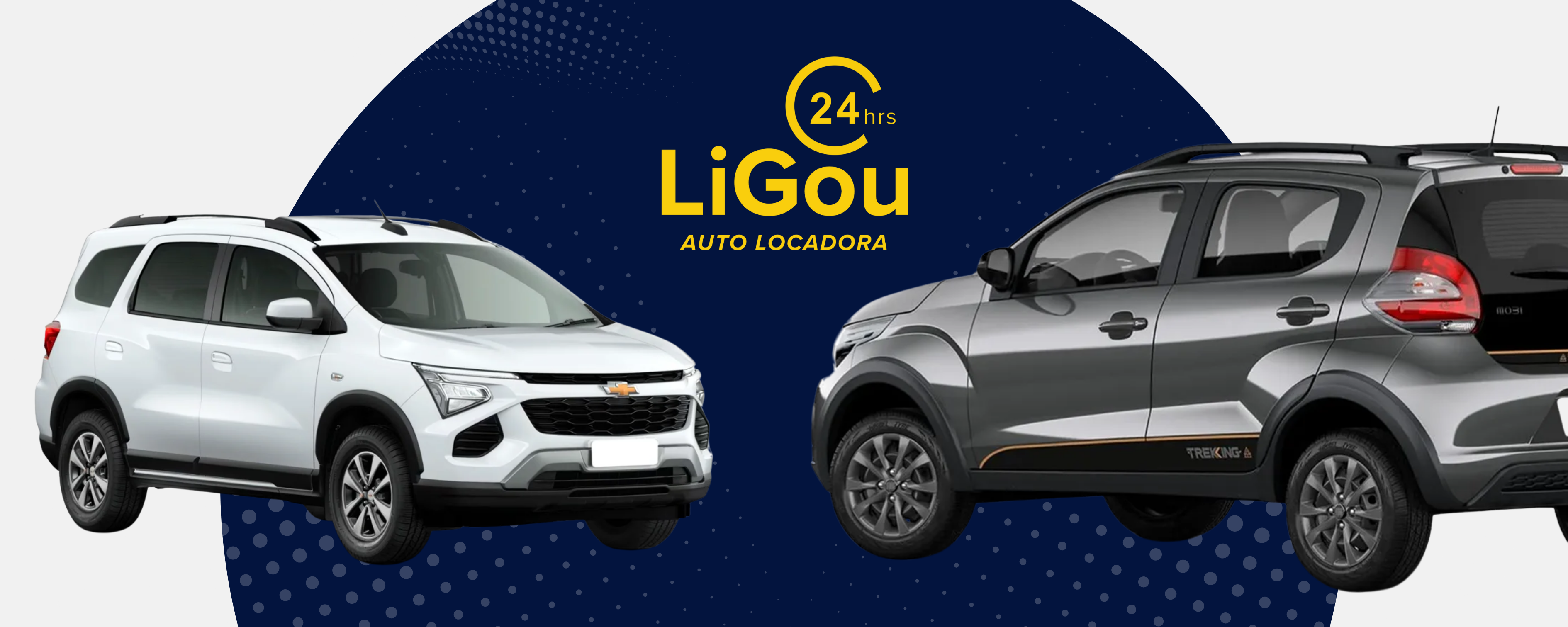 LiGou Auto Locadora - Chevrolet Trailblazer e Peugeot Trekking